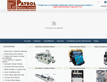 Tablet Screenshot of patrolmakina.com